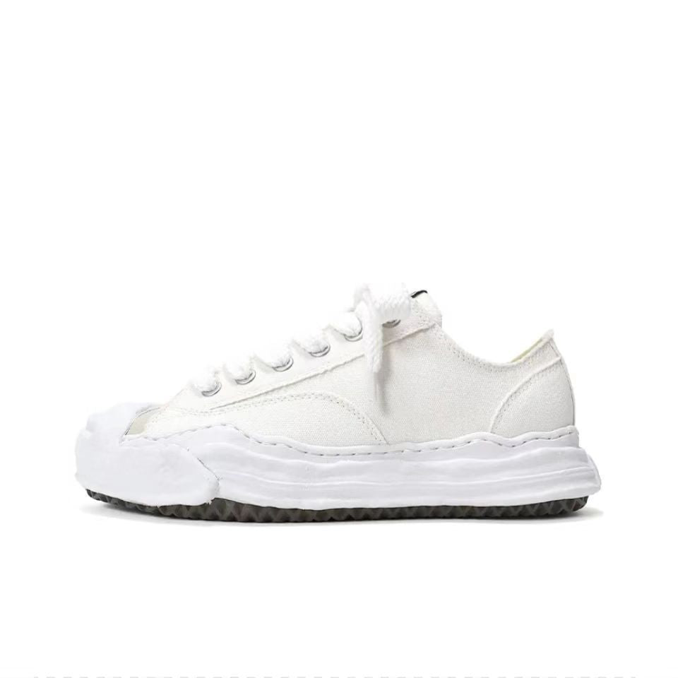Women's & Men's Dissoed Shawn Lovers Height Increasing Canvas Shoes