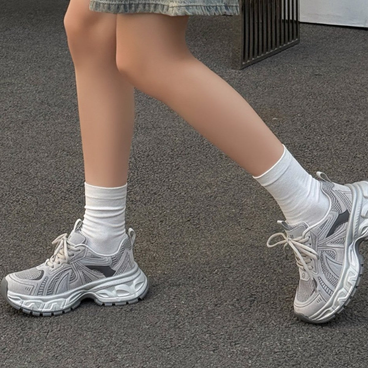 Women's Dad Spring Small Height Increasing Thick Women's Casual Shoes