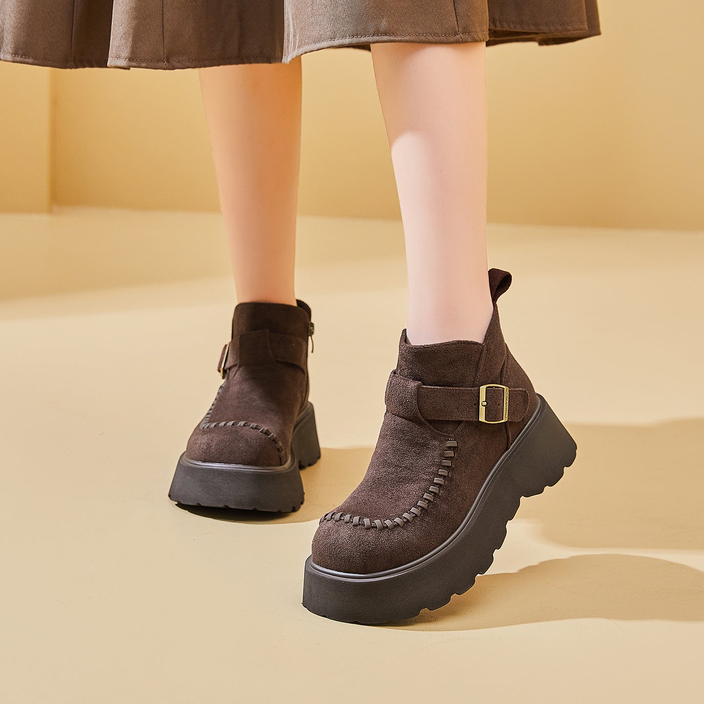 Women's Martin Trendy Autumn Korean Fashion Platform Boots