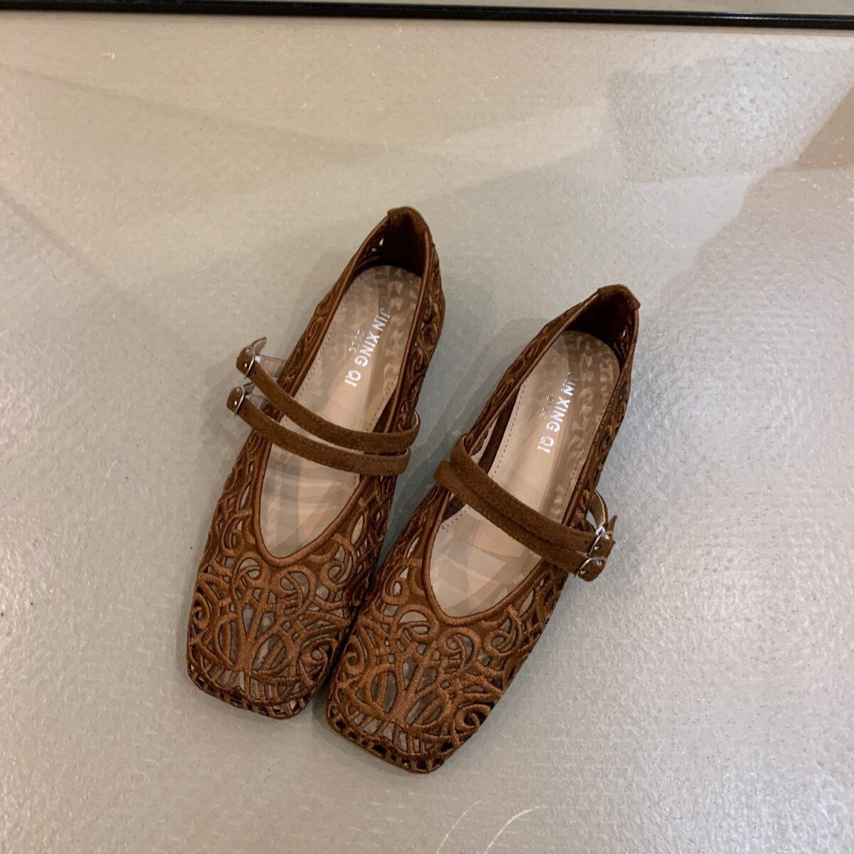 Retro Style Lazy Personality Pleated Suede Evening Closed Toe Women's Fashion Shoes