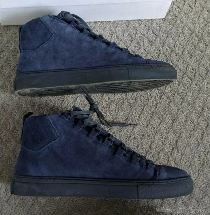 Thick Bottom Height Increasing Color Matching Men's Casual Shoes