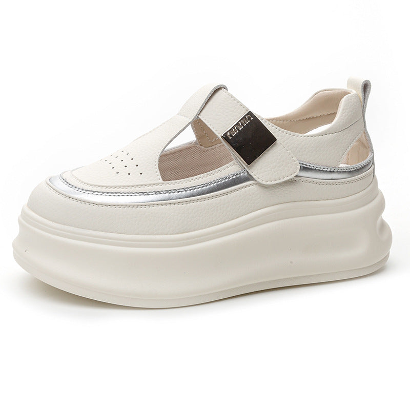 Women's Height Increasing Insole Dad Summer Versatile Korean Style Women's Casual Shoes