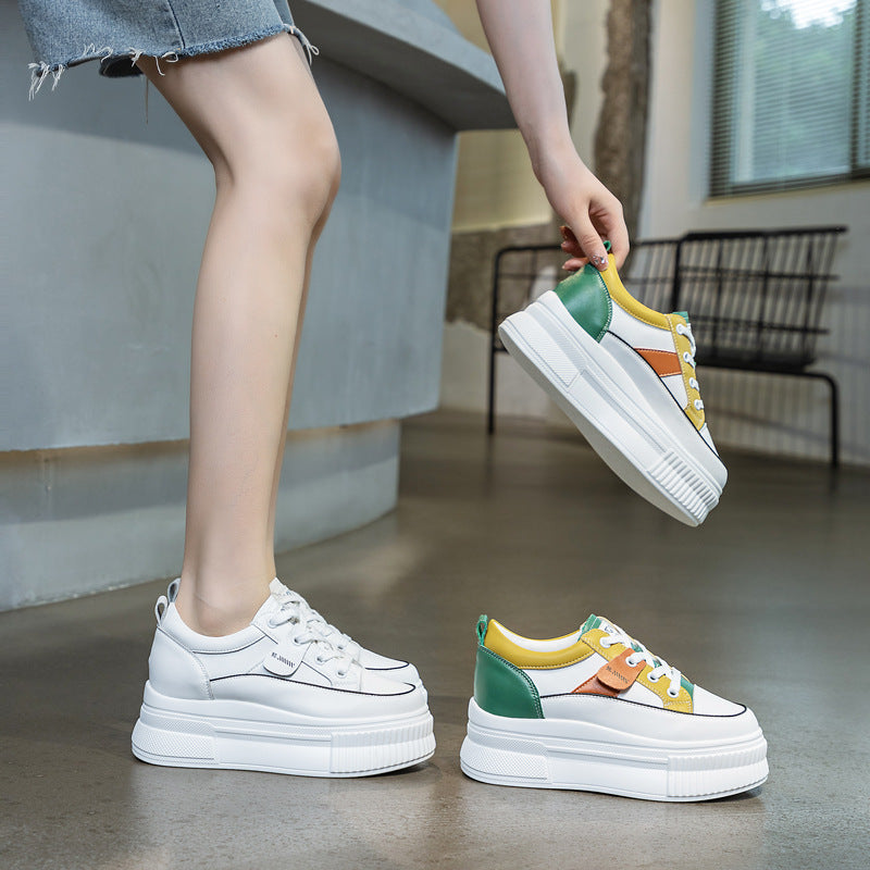 Women's Summer Korean Style Platform Invisible Elevated Hole Comfortable Women's Casual Shoes