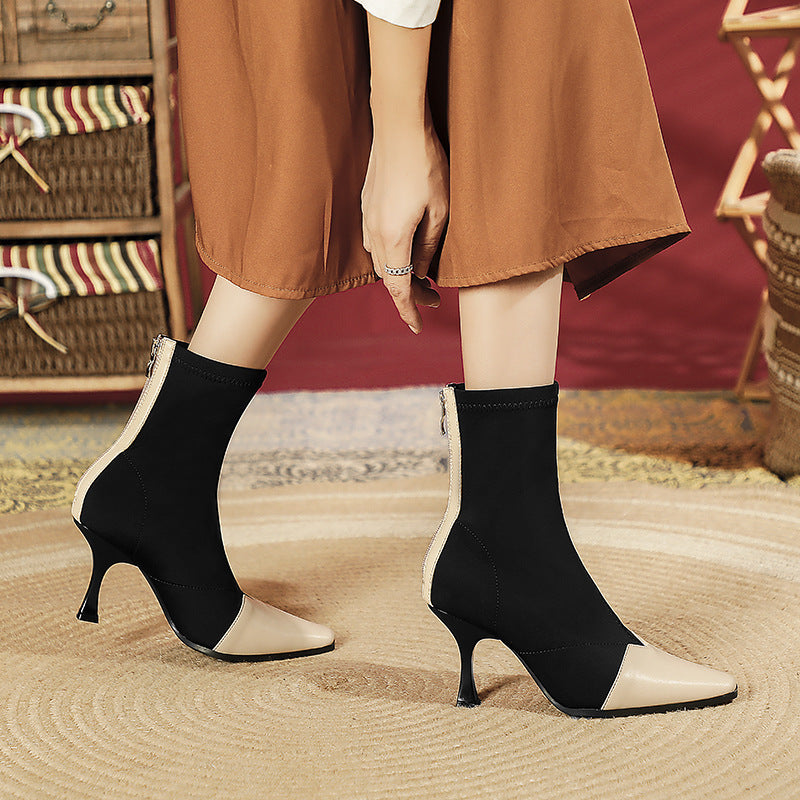 Women's Toe Elastic Socks Korean High Fashion Boots