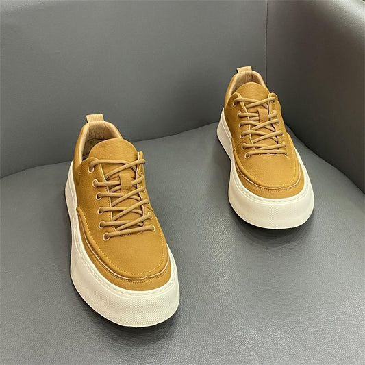 Men's Oversized Autumn Genuine Korean Style Vintage Men's Casual Shoes