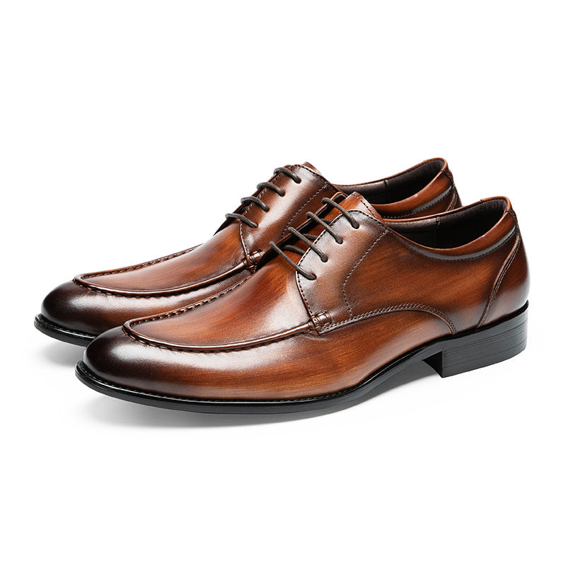 Men's Genuine England Style Business Formal Wear Leather Shoes