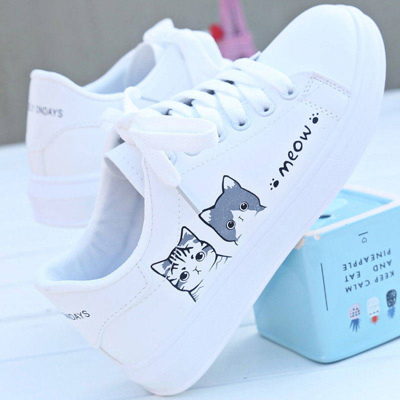 Women's White For Fashion Flat Breathable Pumps Sneakers