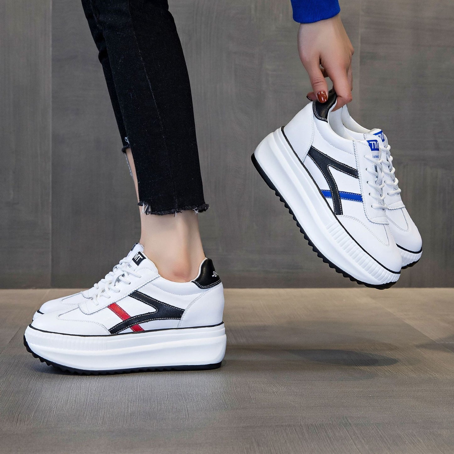 Women's Increasing Insole Korean Style Round Toe Women's Shoes