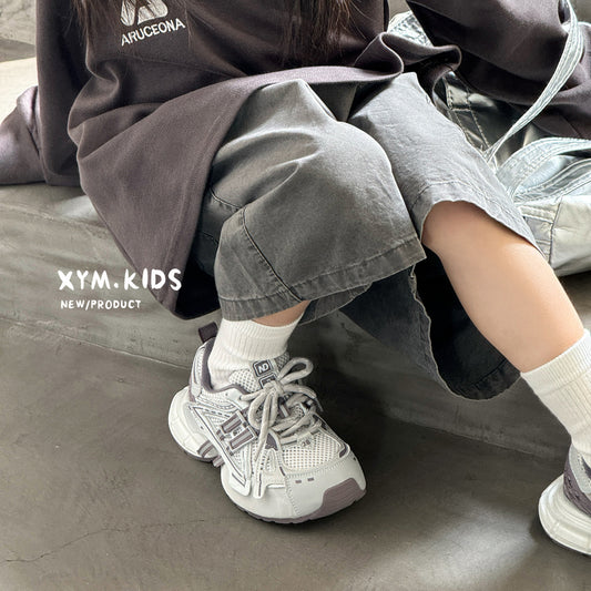 Children's Pippen Package Bottom Boys Korean Fashion Single Mesh Children's Sports Shoes