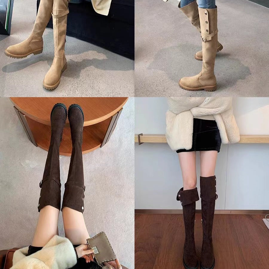 Women's Grape Mother Over The Knee Knight Boots