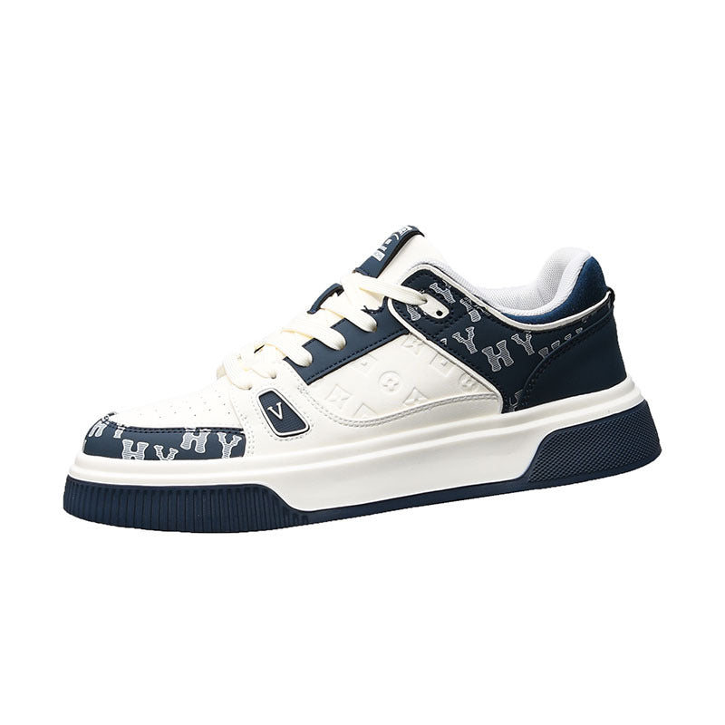 Men's Platform White Breathable Trendy Increased Daddy Sneakers