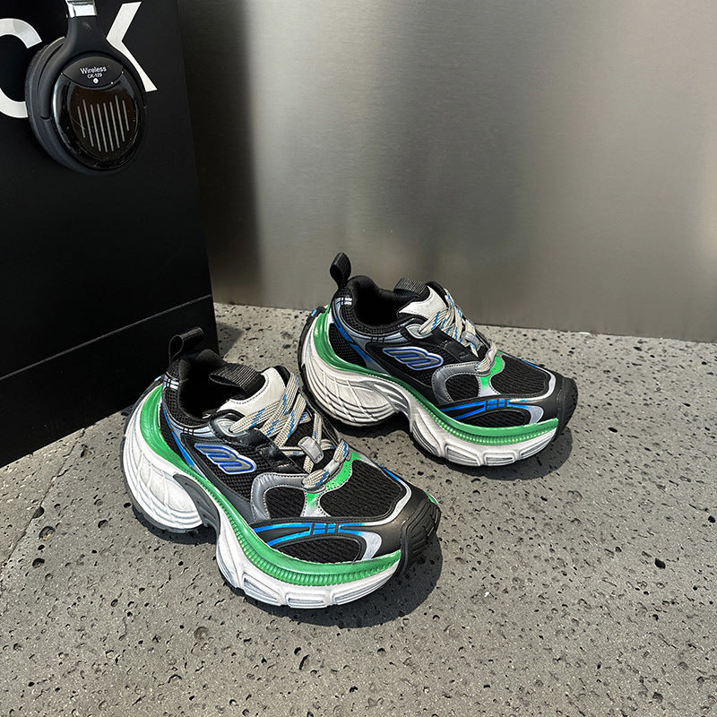 Women's Spring Paris Dad Height Increasing Platform Color Women's Sports Shoes