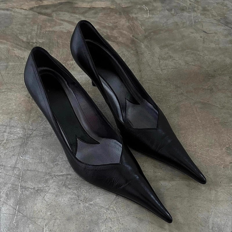Women's Pointed Stiletto Hot Lengthened High Simple Heels
