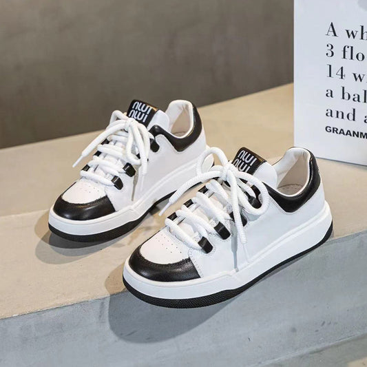 White Female Spring Basic Flat Soft Casual Shoes