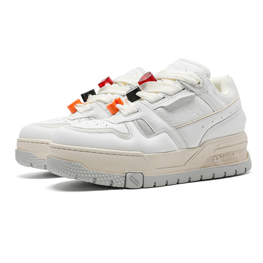 Lucky Pang Ding Dice Platform Bread Men's Board Shoes