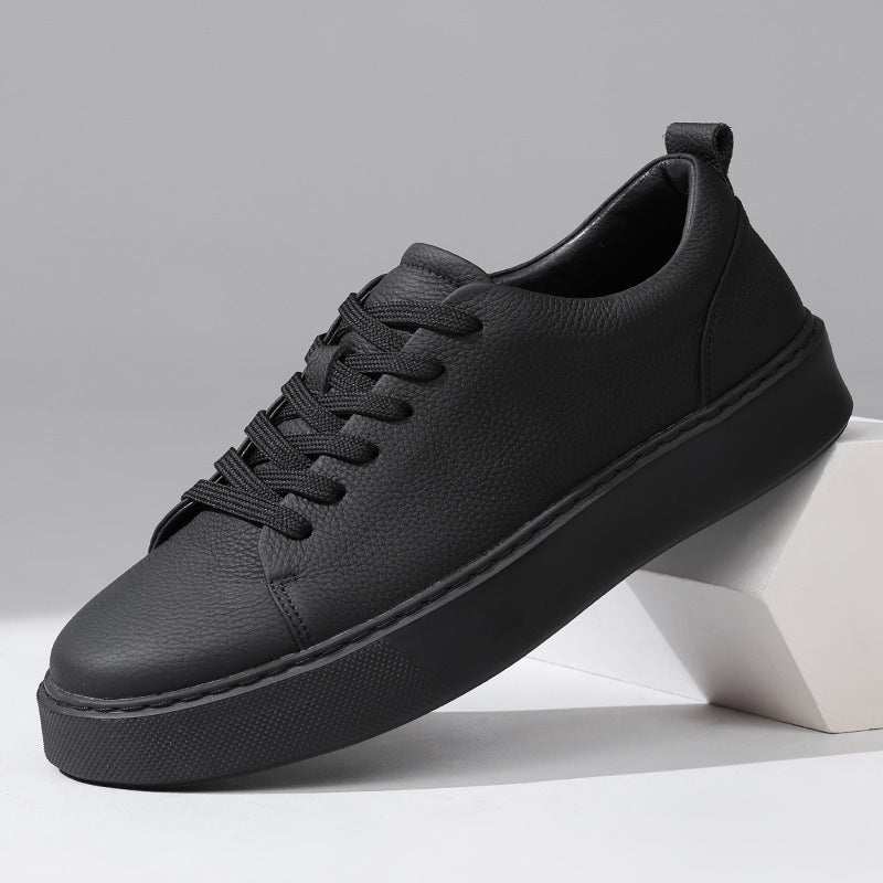 Men's Genuine Spring Cowhide Platform Sports Men's Shoes