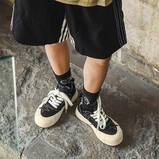 Men's Niche Star Summer Versatile Couple Platform Sneakers