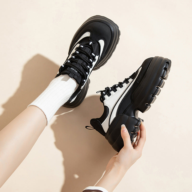 Women's Versatile Fashion Retro Daddy Platform Casual Shoes