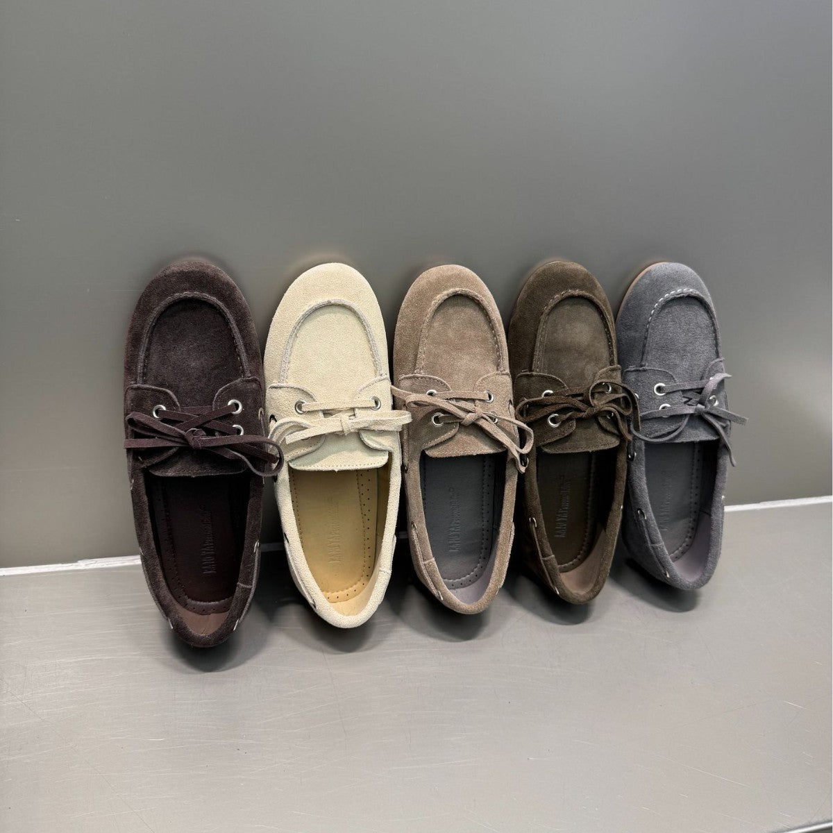 Women's Style Lace Up Round Toe Flat Slip-on Loafers