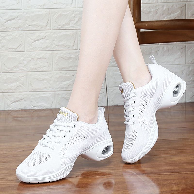 Women's Dance Square Sailor Soft Bottom Shock Absorption Dancing Fitness Women's Fashion Shoes