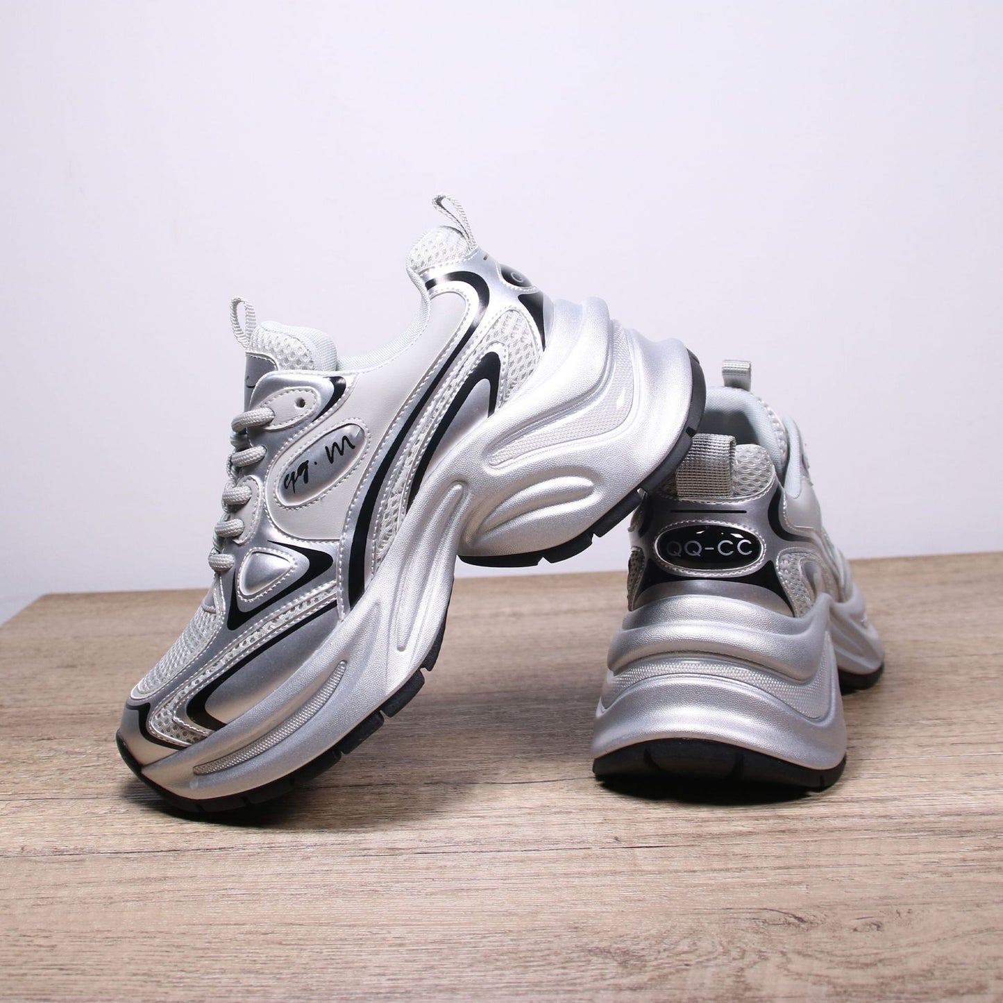 Women's Sier Dad Genuine Platform Mesh Surface Women's Casual Shoes