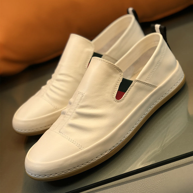 Men's Authentic Slip-on Board Black Driving Sneakers