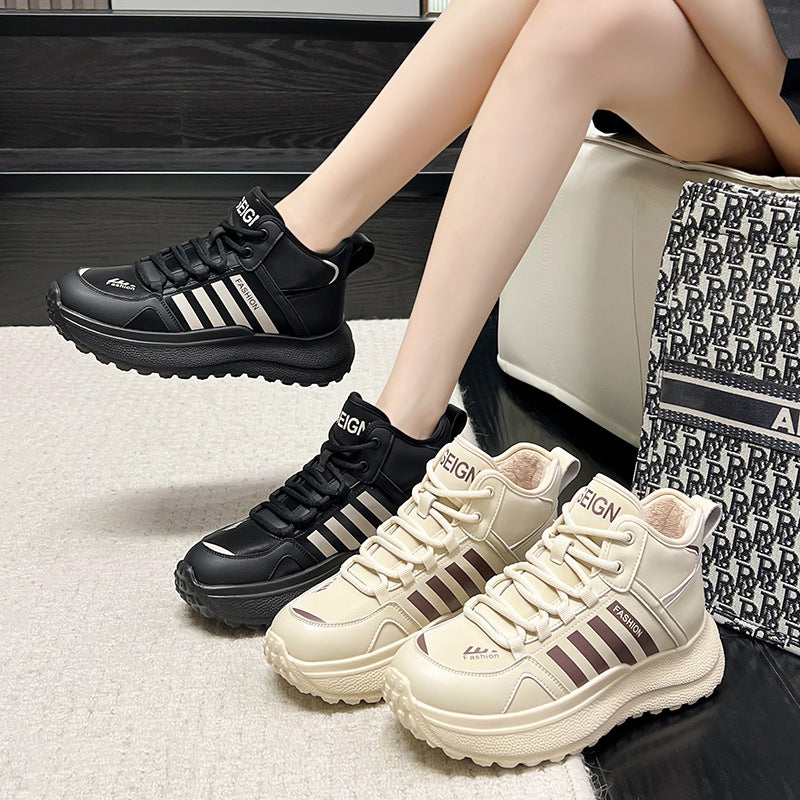 Magnetic Vibration Sole Massage Autumn Thick Lightweight Women's Shoes