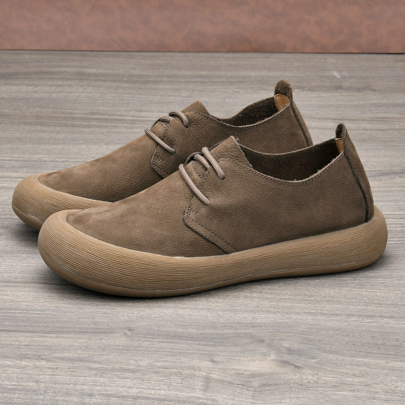 Men's Fashion Genuine Soft Martin Trendy Retro Leather Shoes