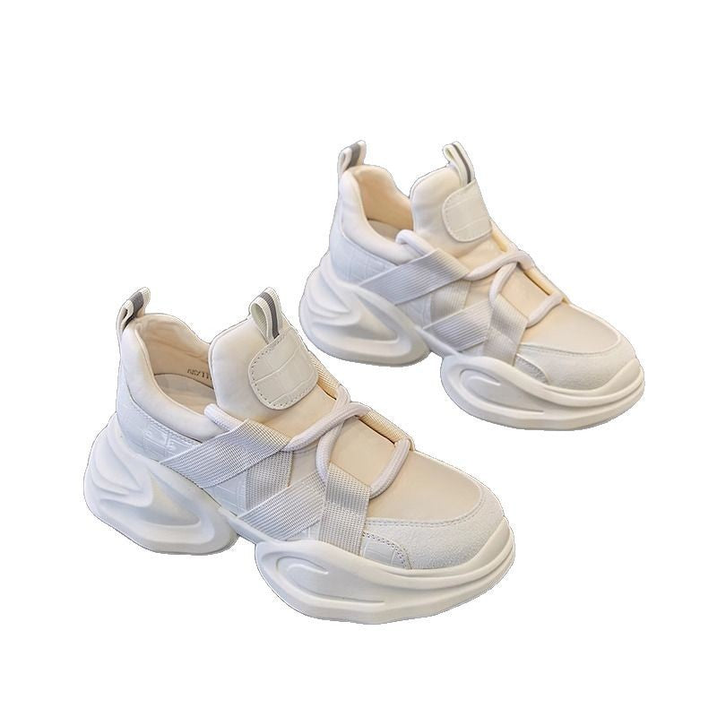 Women's Genuine Small Dad Female Height Increasing Sneakers