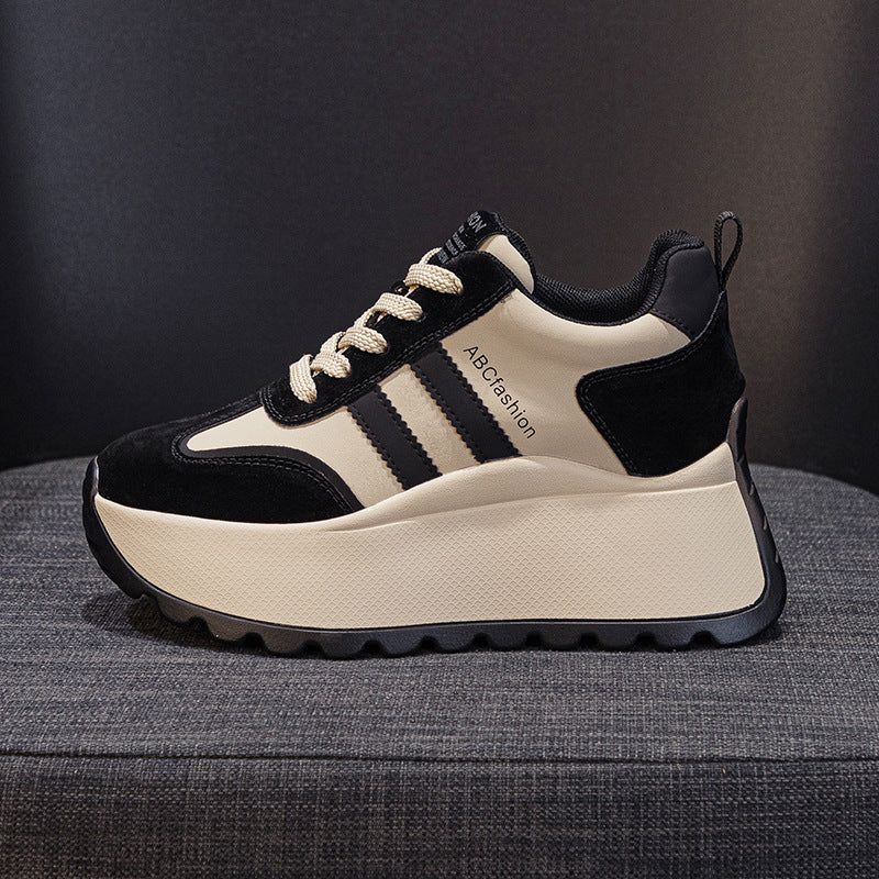 Women's Fashionable Thick Bottom Increased Fashion Letters Casual Shoes