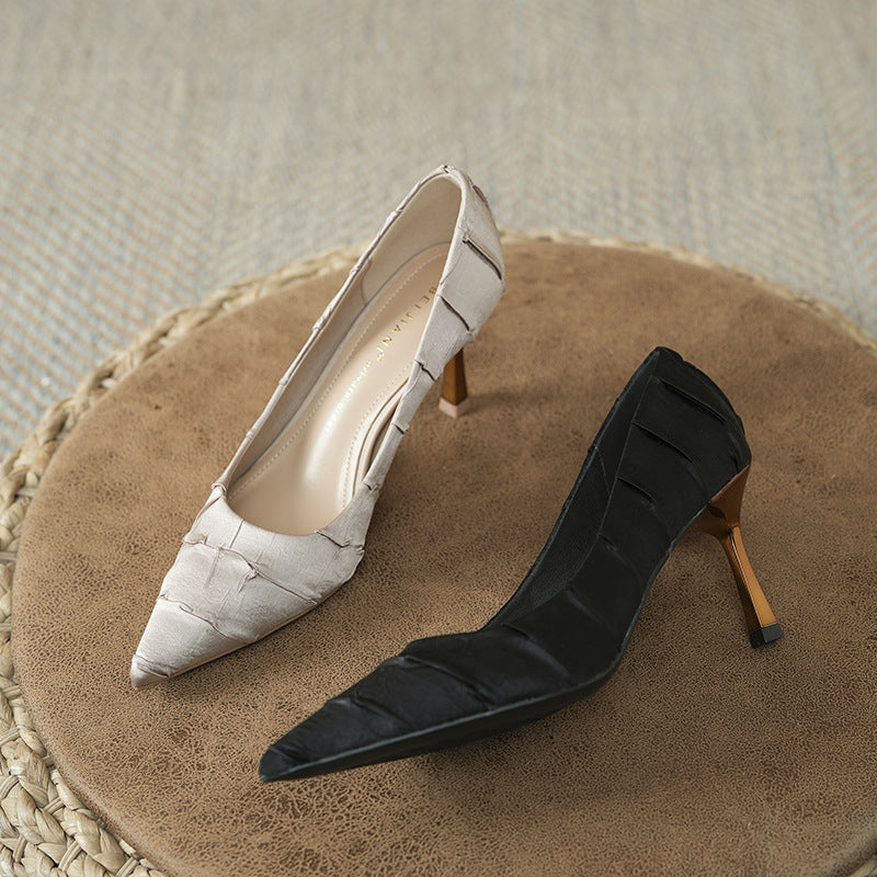 Women's Pointed Stiletto Design Sense Pumps Delicate Women's Fashion Shoes