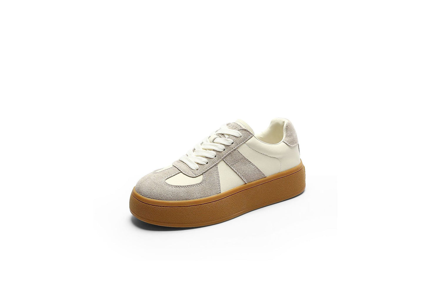 Women's Autumn Korean Style Round Head Thick Bottom Women's Casual Shoes