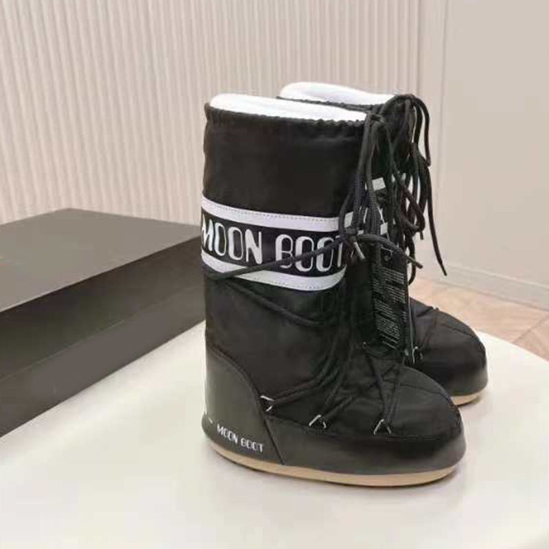 Women's Winter Thick Warm Sleeve Cotton Strap Snow Boots