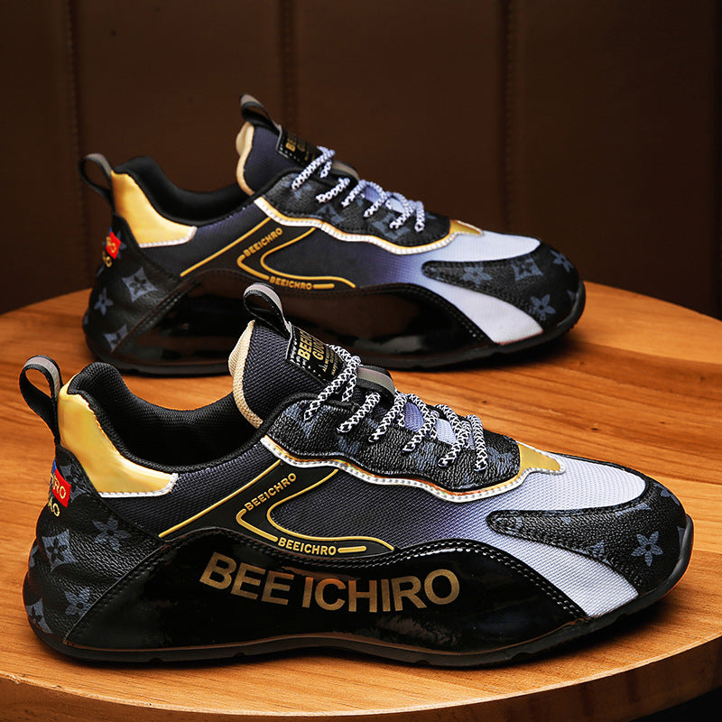 Men's Daddy Fashion Sports Bag Sole Platform Casual Shoes