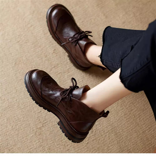 Women's Scratch Pattern Soft Thick Bottom Short Martin Boots