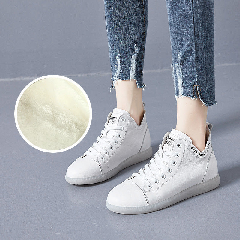 Women's Slip-on Tendon Bottom White Version Soft Sneakers
