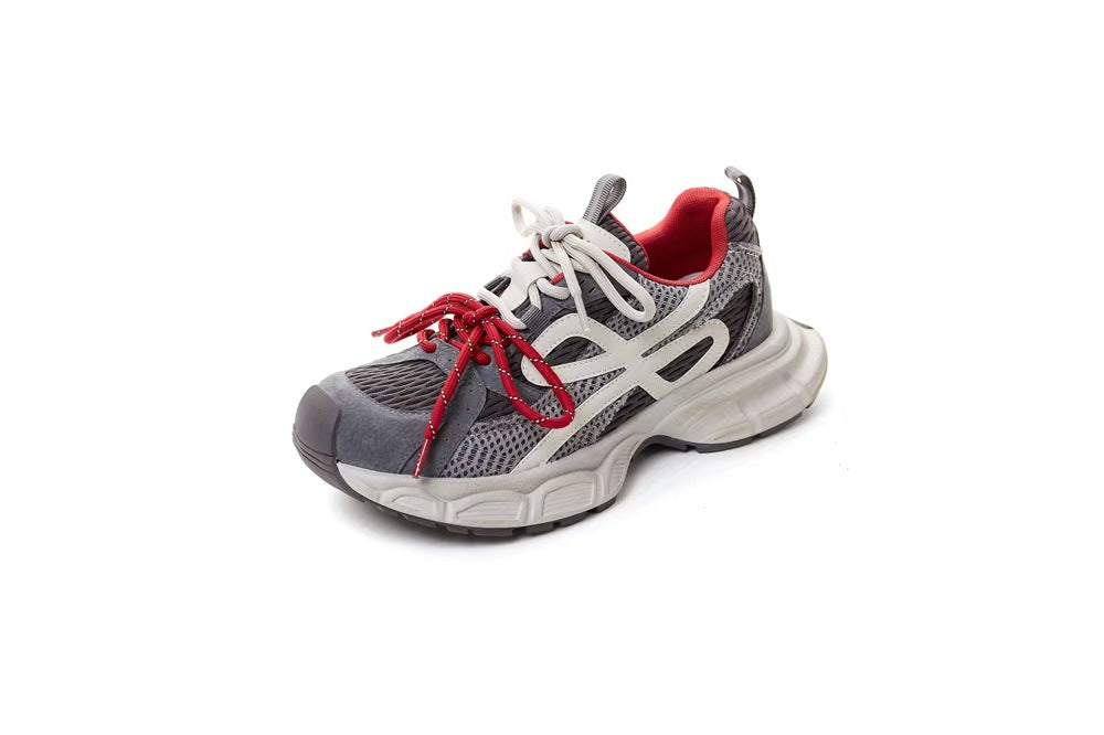 Women's Autumn Retro Platform Lightweight Dad Women's Sports Shoes