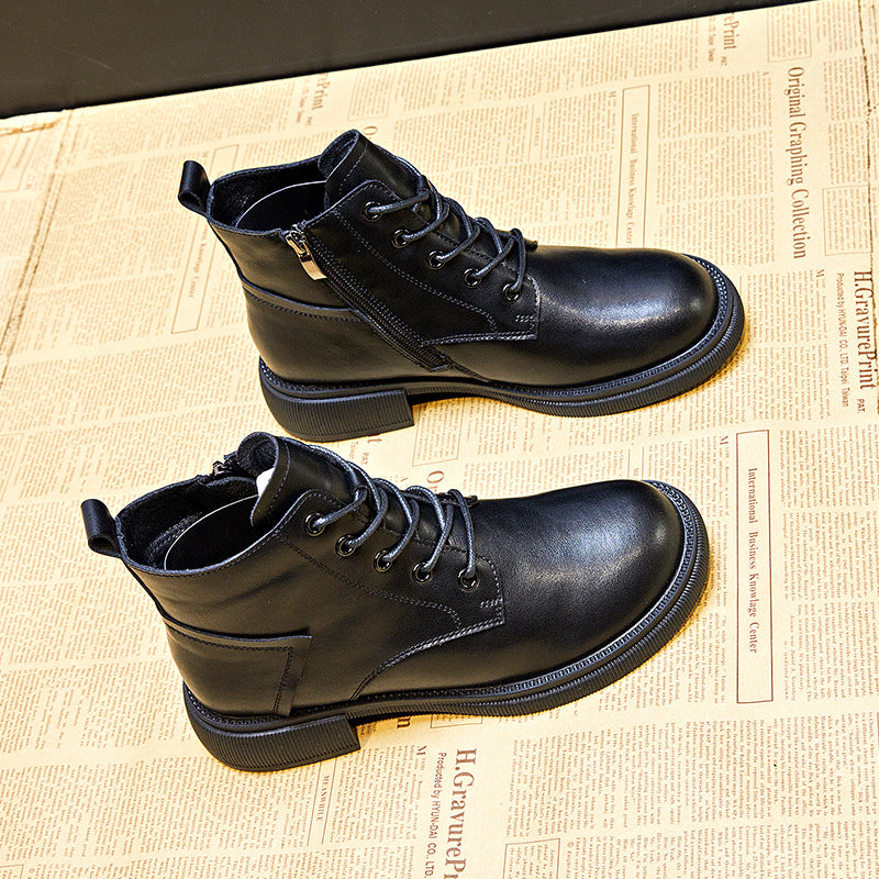 Women's Chelsea Retro Martin Plus Size Short Boots