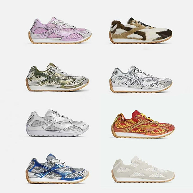 Top Version Sier Platform Dad Wang Women's Sports Shoes