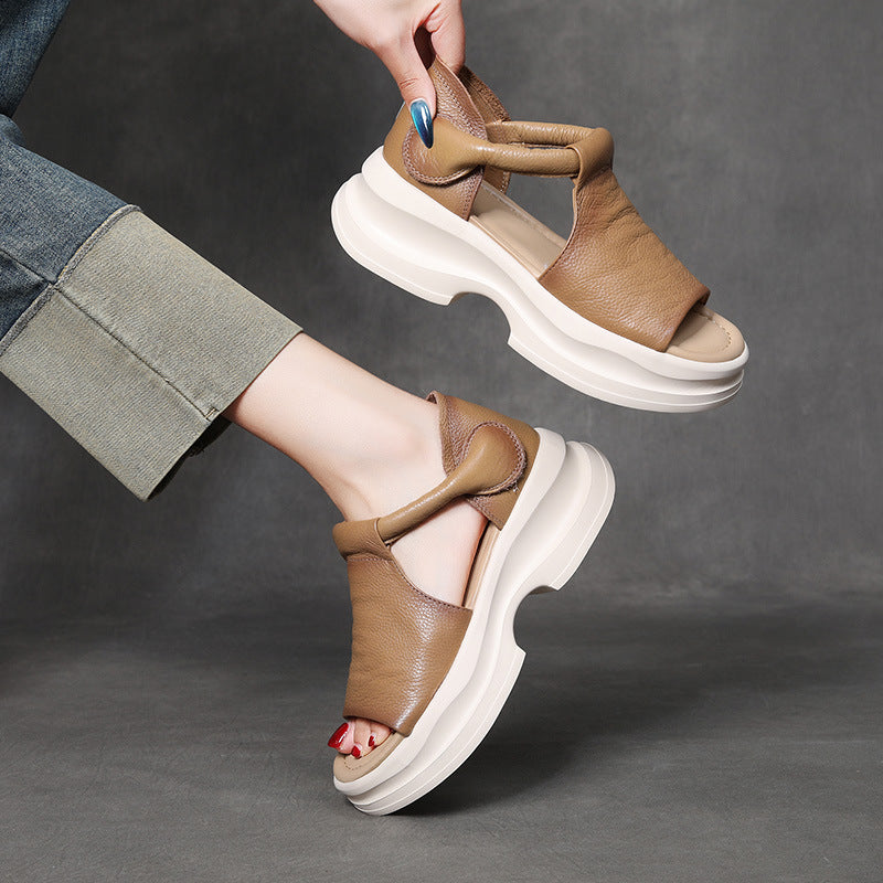 Women's Bag Velcro Thick Bottom Excellent Light Summer Sandals
