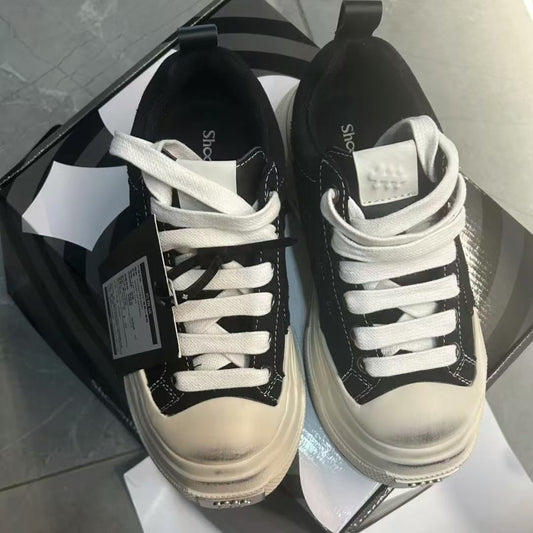 Women's & Men's Ensemble Series Retro Dirty Thick Bottom Sneakers