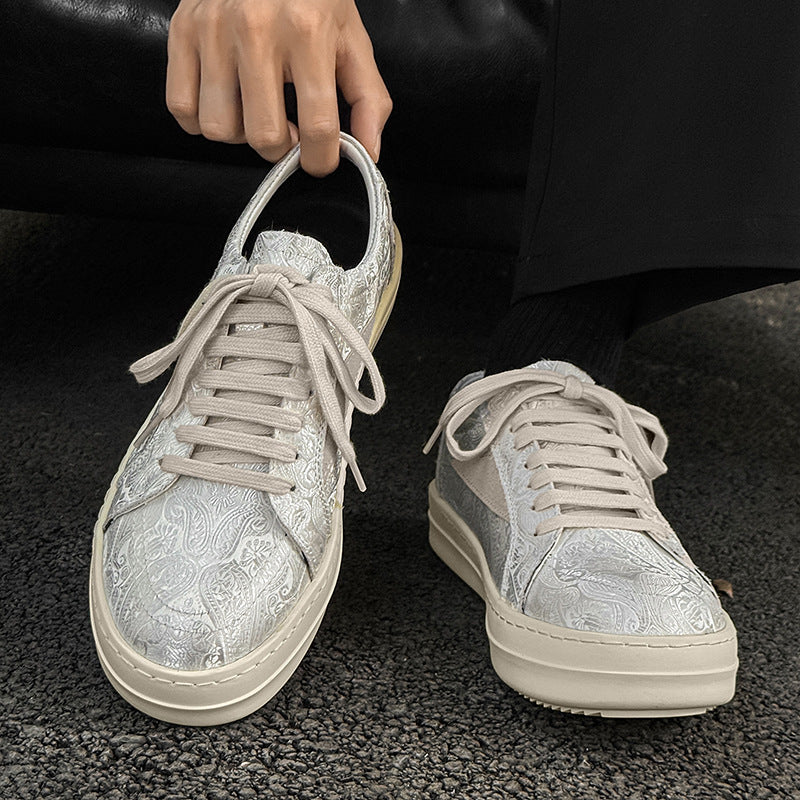 Men's Platform American Sports High-grade Retro Versatile Casual Shoes