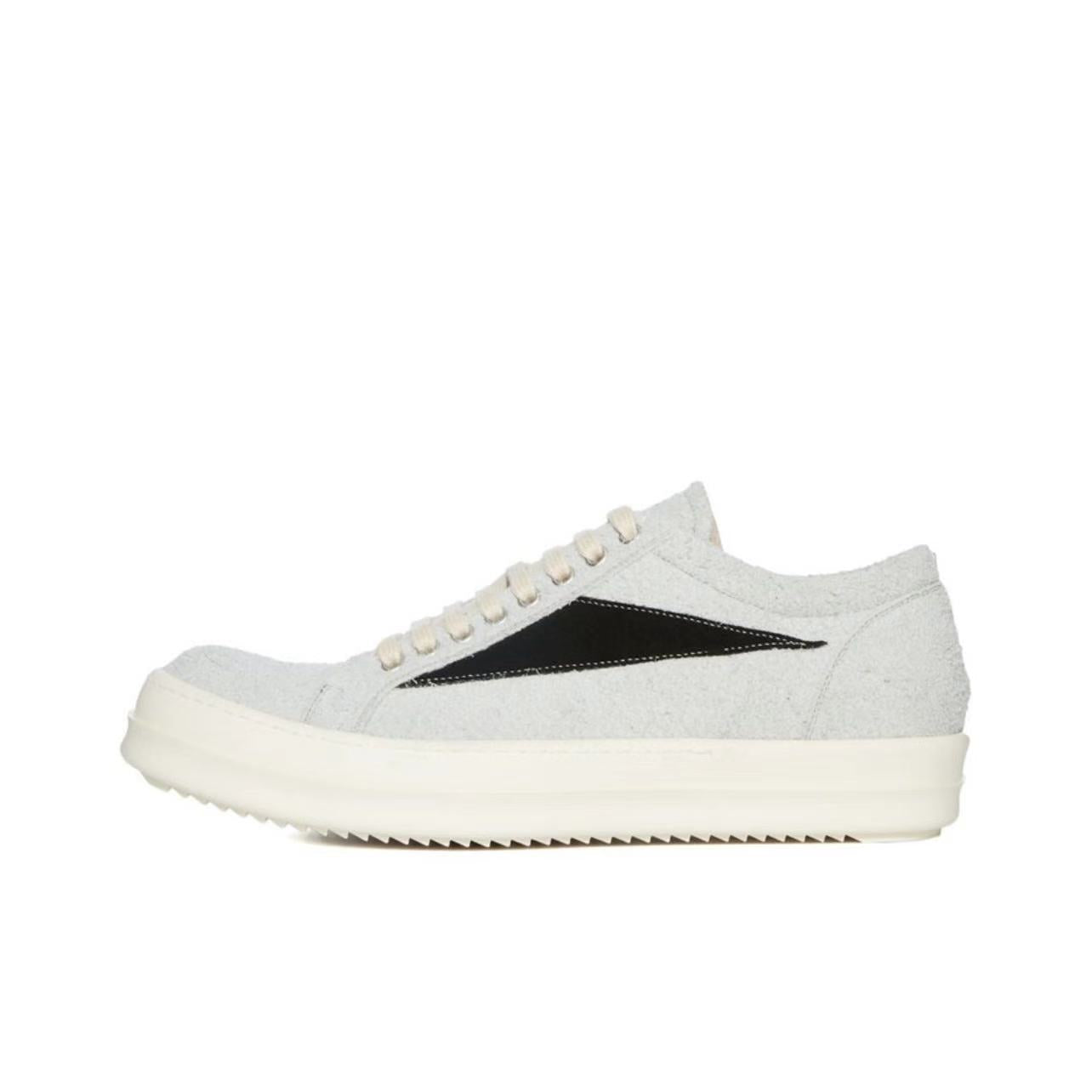Women's & Men's Owens Infringing Couple Suede White Black Men's Board Shoes