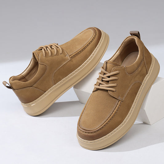 Men's Spring Genuine Thick Bottom Outdoors Commute Men's Casual Shoes