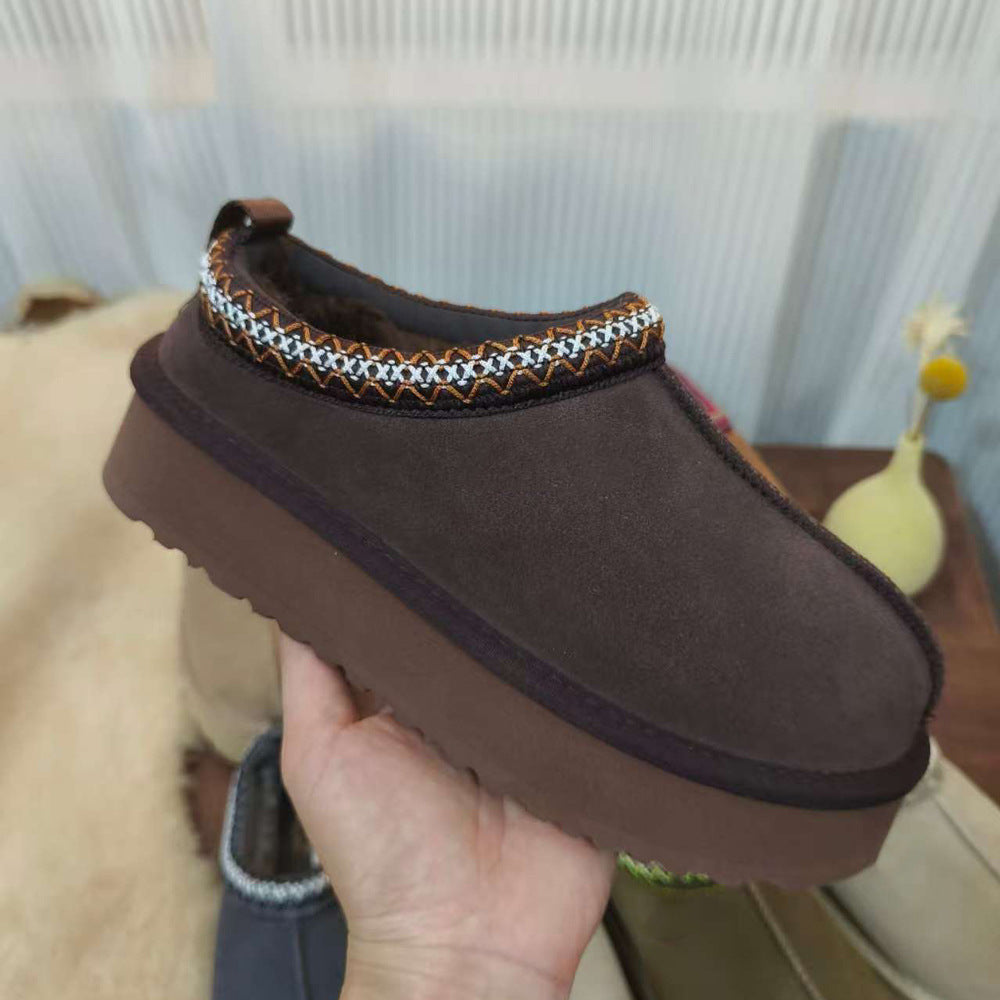 Women's Winter Thick Bottom Ethnic Style Thickened Warm Cotton Women's Snow Boots