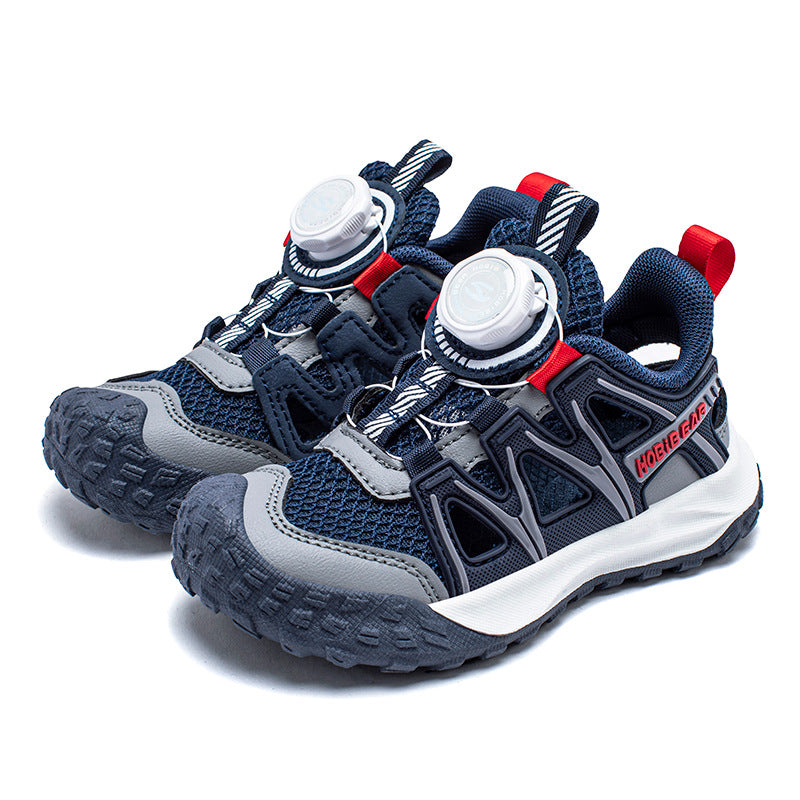 Children's Summer Rotating Buckle Boys Closed Toe Kid's Sandals