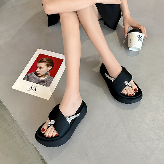 Women's Goods Flip-flops Summer Outdoor Muffin Thick-soled Comfortable Thick-soles Slippers