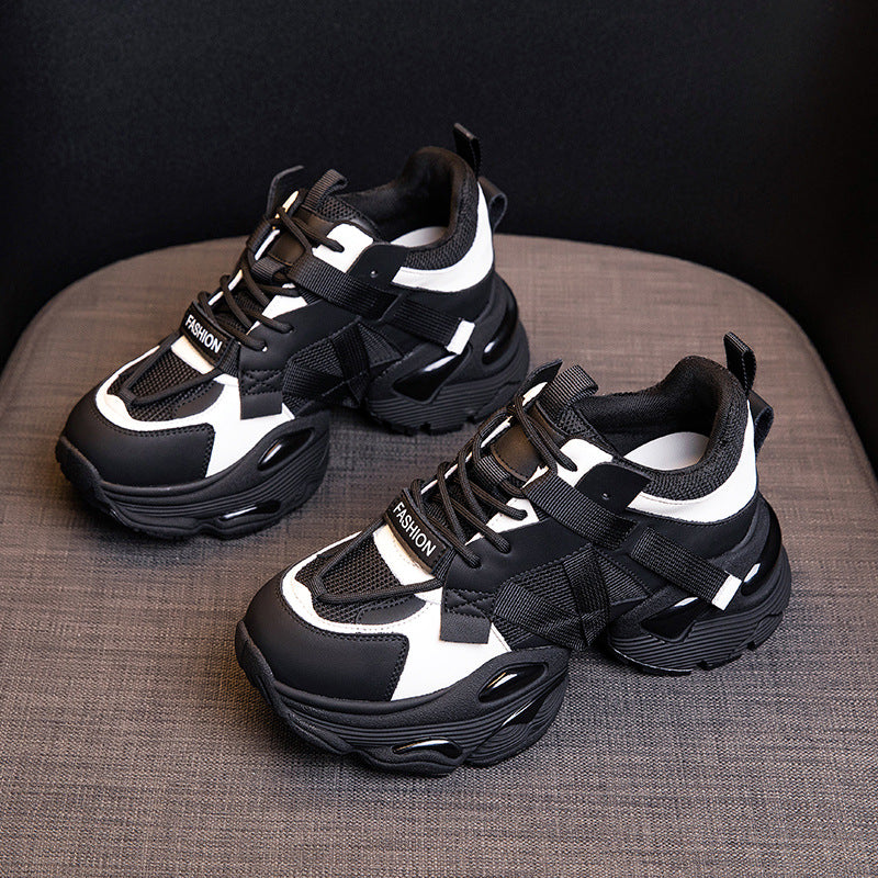Women's Thick-soled Daddy Sports Small Versatile Height Increasing Sneakers