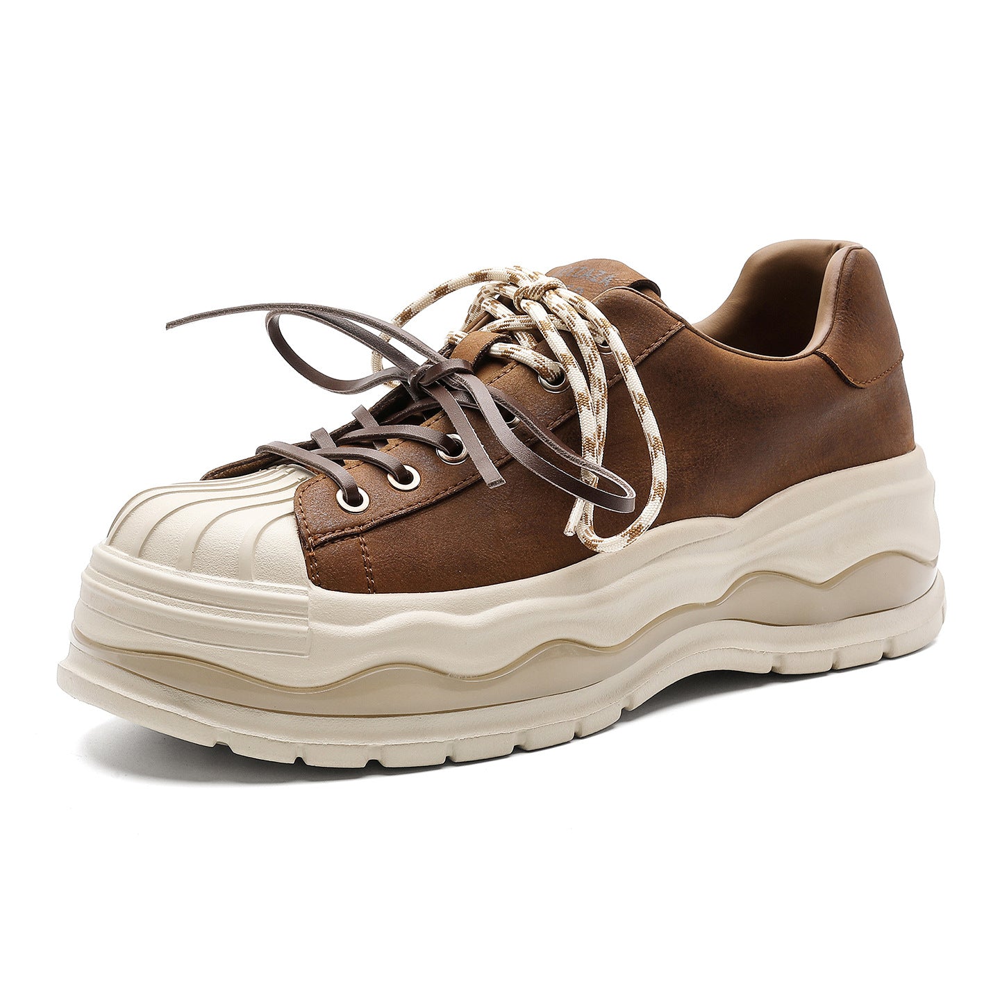 Women's Bottom White Stylish Height Increasing Sports Toe Superstar Sneakers