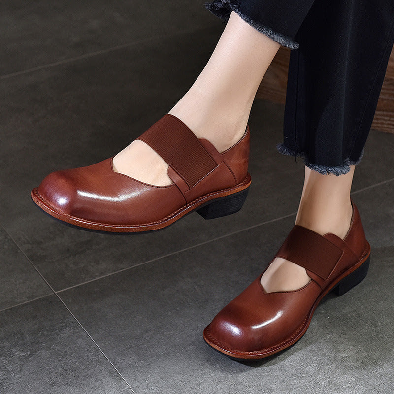 Women's Activity Price Square Toe Low-cut Retro Women's Shoes